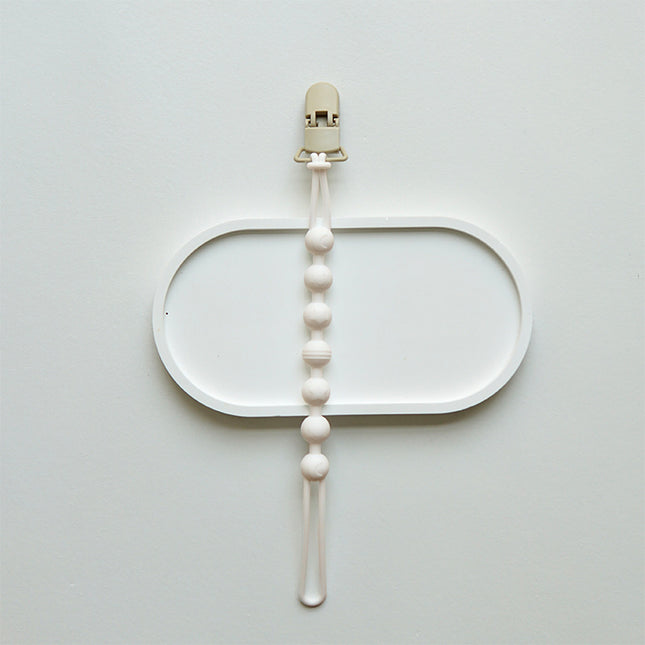 Ins Infant Silicone Pacifier Chain Portable Belt Clip Anti-loss Silicone Chain Baby Packing Gum Lanyard