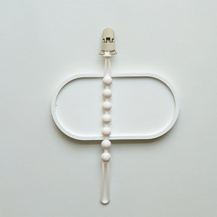 Ins Infant Silicone Pacifier Chain Portable Belt Clip Anti-loss Silicone Chain Baby Packing Gum Lanyard