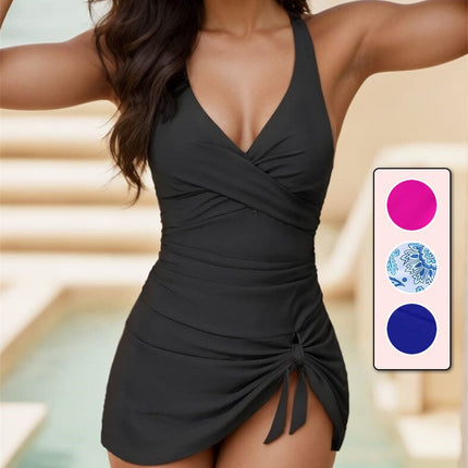 New One Piece Sexy Back Cross Bikini AliExpress Amazon Hot Swimsuit TK241