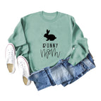 Light green hoodie (black font) / S