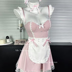 Pink + fishnet stockings / One size fits all