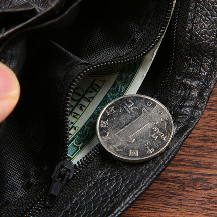 Cross-border New Men's Wallet Multi-card Card Bag Casual Bag Coin Purse Retro Large Capacity PU Leather Wallet Wholesale