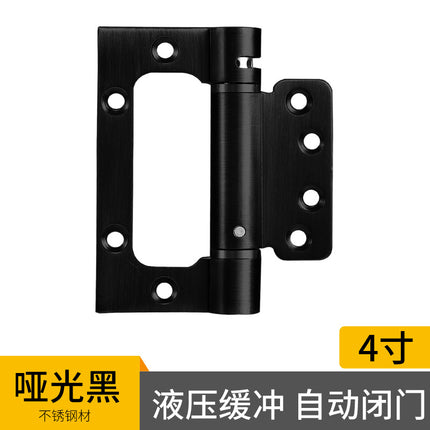 Invisible door spring female and female hinge slot-free with damping automatic door closing dark door artifact spring hinge