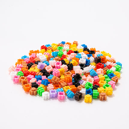 Bulk Granular Building Blocks Boys and Girls Educational Diy Assembled Toys Weight-Weighing Creative Puzzle Cartoon Assembled Building Blocks