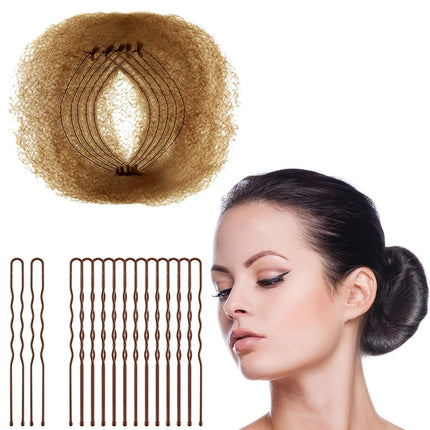 Hair Maker Dance Net Bag Ball Head Pan Head Stewardess Head Flower Hair Invisible Hair Net Wig Disposable Wig