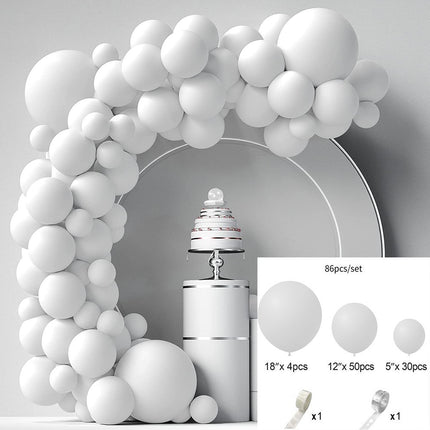 Amazon Macaron Solid Color Balloon Package Garland Wedding Birthday Party Balloon Chain Set Wedding Essential