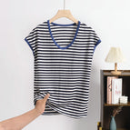 Blue and white stripes / 3XL