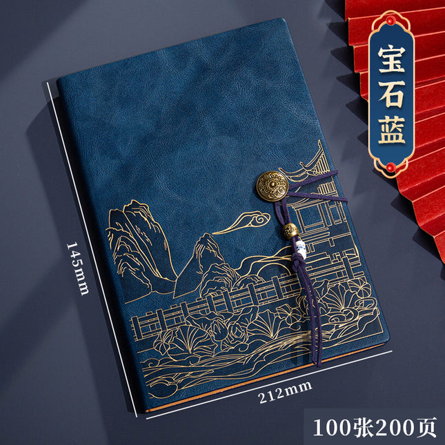 High color value national fashion A5 notebook to send customers business notebook gift box suit bronzing process can be customized