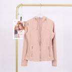 Pink mist hooded jacket / 10/XXL