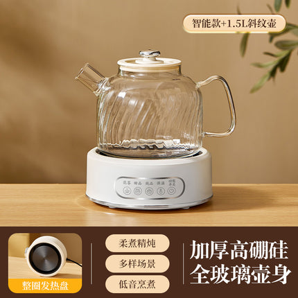 Health Pot Multi-functional Home Office Full Glass Flower Tea Pot Large Capacity Kettle Boiling Tea Pot Gift Box Gift