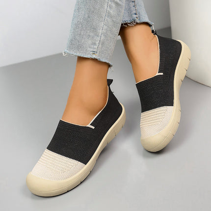 Women's Shoes, New Summer Style, Versatile Casual Shoes, Cross-Border Soft-Soled Mom Shoes, Slip-On Foreign Trade Shoes, Flat and Comfortable