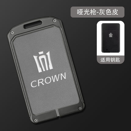 Suitable for Toyota Crown car key case 12/13/14 generation Lu Fang card induction protective case buckle metal bag shell