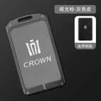 Matte single shell gray crown