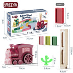 With rechargeable battery charger / [wine red] 60 dominoes of domino train (about 477g)