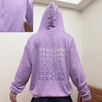 Purple Zipper Cardigan Cotton / S
