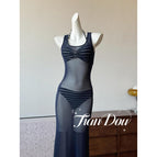 Separate long dress / S 40-47.5kg