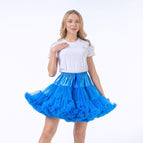 Sapphire blue super fluffy style / One Size