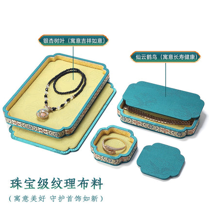 Di Gu Palace Style Jewelry Jewelry Plate Bracelet Necklace Look at Pallet Play Bracelet Storage Plate National Style Display Props