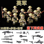 20 British soldiers send rifles with weapons