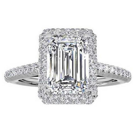 Ring Gemstone Women's Design Niche Fashion Creative Multi-Color Diamond Zircon Rectangular Shape Factory Direct Sale R1997