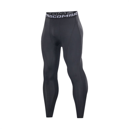 Sports Tights for Men, Elastic Pants, Basketball, Football, Track and Field, Sports Training Leggings, Running Fitness Pants, Quick-Drying