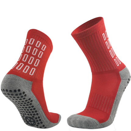 Cross-Border Adult Thickened Towel Casual Football Non-Slip Wear-Resistant Mid-Tube Sweat-Absorbent Breathable Sports Socks Wholesale Socks