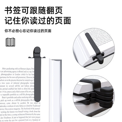 Cross-Border Silicone Magnetic Cat Bookmark, Page-Turning Bookmark That Automatically Records Page Reading Progress