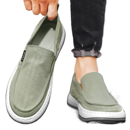 Slip-On Cloth Shoes for Men, Summer Shoes for Men, Lazy Men's Sneakers, Dad's Walking Canvas Shoes