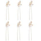 Hp002 pearl leaf hairpin