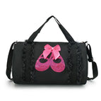 Double lace dance shoes black / 32*19*19