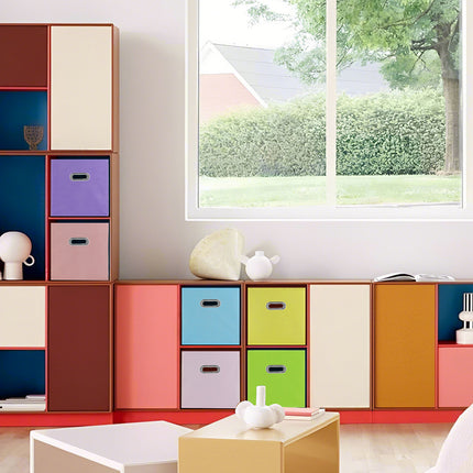 Amazon Coverless Storage Box Fabric Storage Box Foldable Large Clothes Organiser Toy Storage Box Cross Border