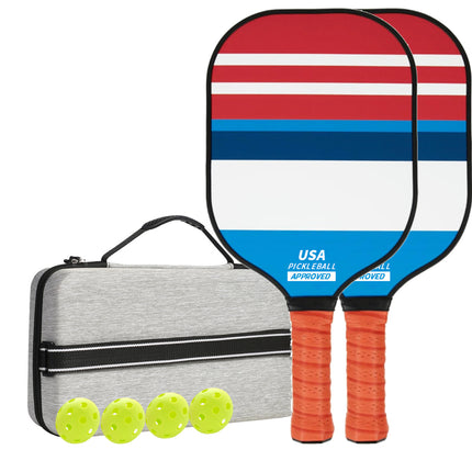 Fiberglass honeycomb pickleball paddle outdoor leisure sports key ball pick racket
