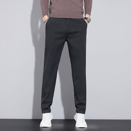 Cross-Border Trade Spring and Autumn New Lyocell Men's Versatile Light Business Casual Pants, Simple and Versatile