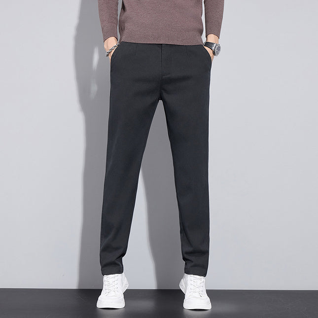 Cross-Border Trade Spring and Autumn New Lyocell Men's Versatile Light Business Casual Pants, Simple and Versatile