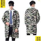 Camouflage scissors flower (with hat) / XXXL