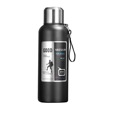 316 stainless steel liner large capacity vacuum all-steel thermos cup outdoor travel mountaineering fitness portable thermos pot