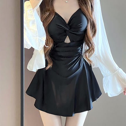 2025 New Arrival Two-Piece Swimsuit Women's Suit High-Grade Suit Slimming Students Women's Hot Spring Skirt Swimsuit