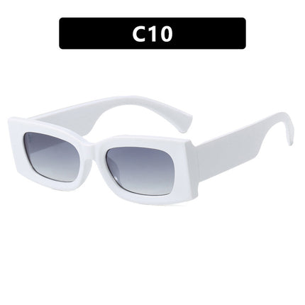 European and American Square Wide-Brimmed Narrow-Frame Sunglasses 2024 New Personalized Sunglasses Fashion Ins High-End Sunglasses