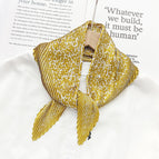 L024-452-04 turmeric / 70cm wrinkled square towel