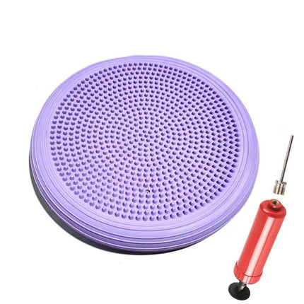 PVC Yoga Balance Mat Inflatable Massage Cushion Thickened Explosion-proof Balance Ball Sports Fitness Balance Trainer