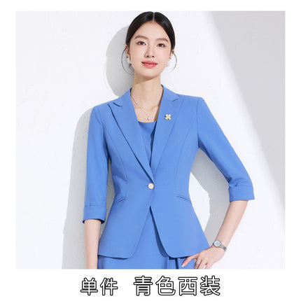 Light Workplace Suit dress suit Women's 2025 New Small Commuter High-end Suit Jacket Two-piece Set