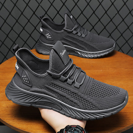 Women's Shoes 2026 Summer New Style Couple's Fashion Sports Casual Shoes Cross-Border Shoes Breathable Fly-Knit Running Shoes