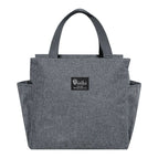 Double pocket lunch bag [Gray]]