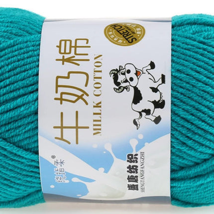 Five-Strand Milk Cotton Wool Ball Wholesale Medium Thick Thread Crochet Doll Shoes Scarf Handmade DIY Knitting Material Package