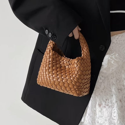 Woven PU Tote Bag / Sac Tressé PU