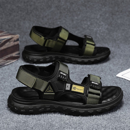 Men's Shoes 2024 Summer New Trend Air Cushion Massage Bottom Dual-use Sandals Sports Casual Outdoor Non-slip Beach Shoes