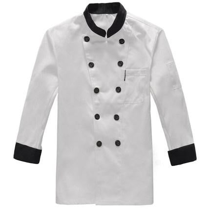 Chef's Clothes Long-sleeved Short-sleeved Hotel Work Clothes Men's and Women's Autumn and Winter Clothes Hotel Kitchen Kitchen Kitchen Catering Clothing Fixture Available