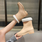 Khaki brown 022 | plus detachable velvet / 36