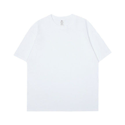 Men's T-shirt Pure Cotton Short-sleeved 2024 New Summer Round Neck Men's and Women's Half-sleeved T-shirt Spring & Fall Popular T-shirt