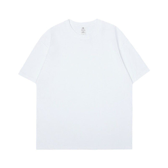 Men's T-shirt Pure Cotton Short-sleeved 2024 New Summer Round Neck Men's and Women's Half-sleeved T-shirt Spring & Fall Popular T-shirt